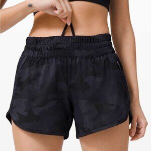 Lululemon Tracker Short Heritage 365 Camo Deep Coal Mult size 6